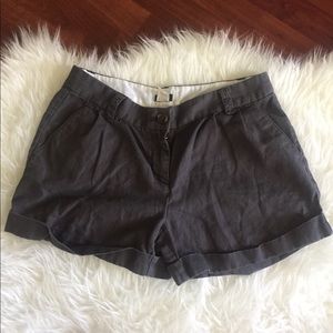 J.  Crew linen shorts size 6